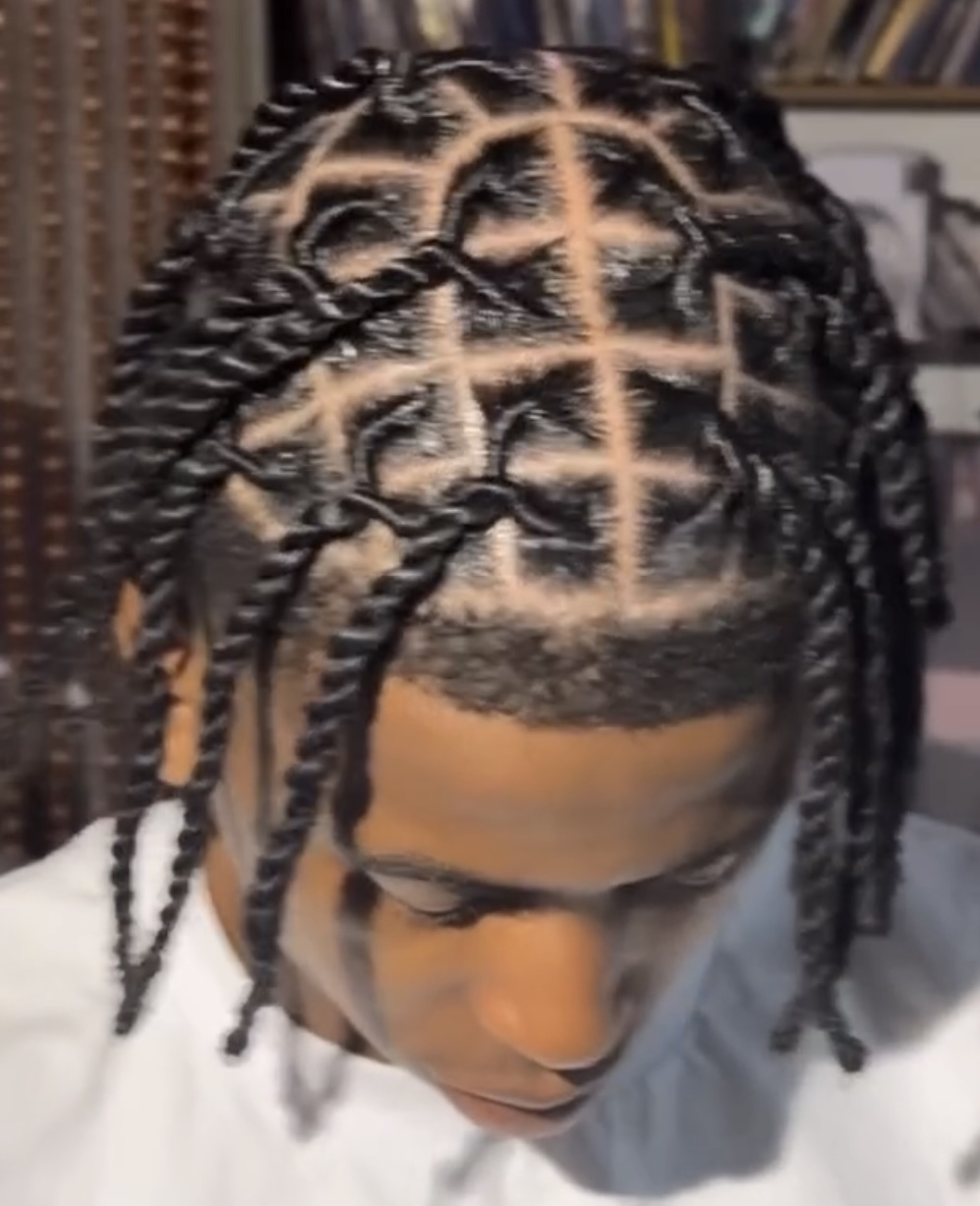 Male twists at The Labb in Los Angeles, CA