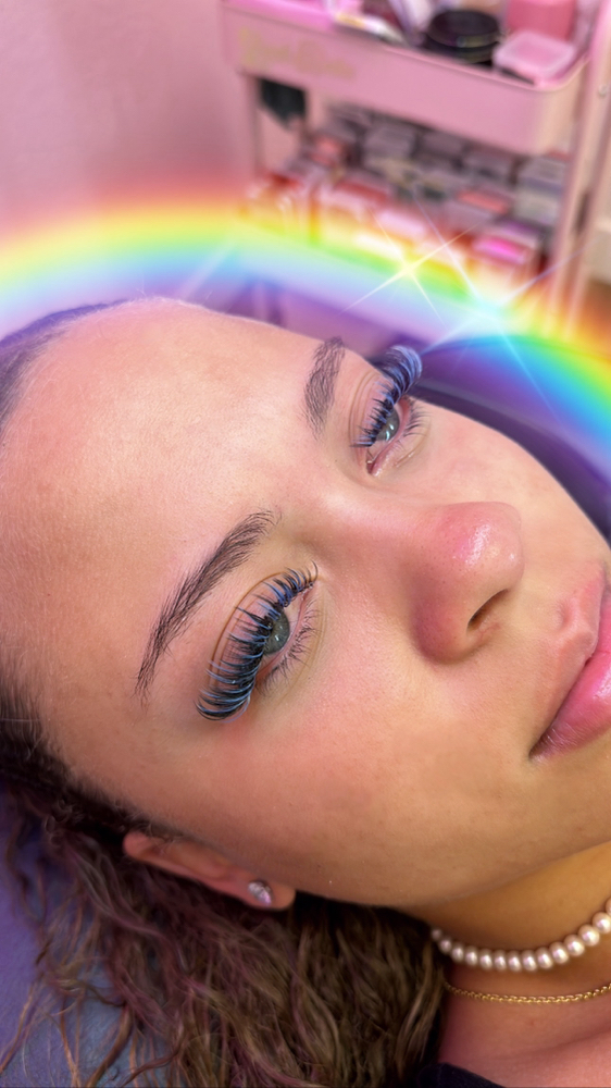 Colored lashes