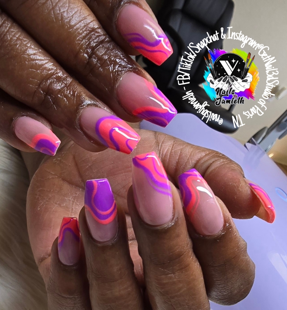 Full Set - Fill In Acrylics/Toes