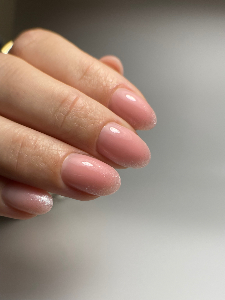 Colored Hard Gel Mani