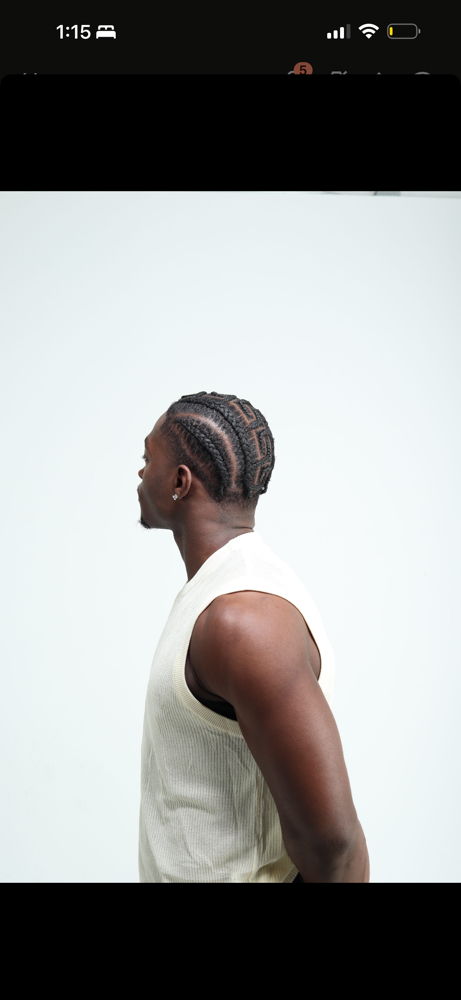 Natural Hair Cornrows