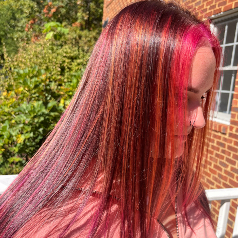 Fashion Hair Color at Heavenly Hair & Nail Spalon in Wingina, VA
