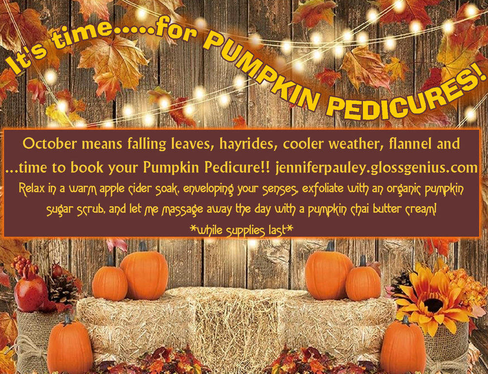 Pumpkin Pedicure