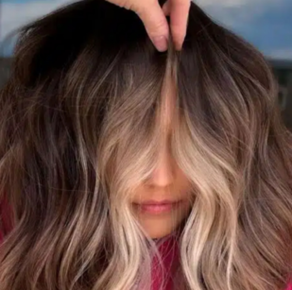 Facial Balayage Retouch at Hannah Hoy in Weatherford, TX