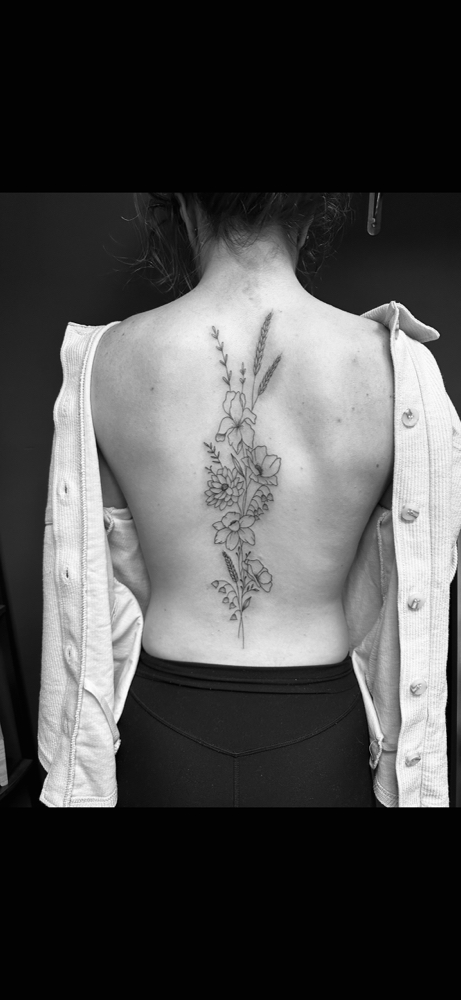 Full Spinal Tattoo