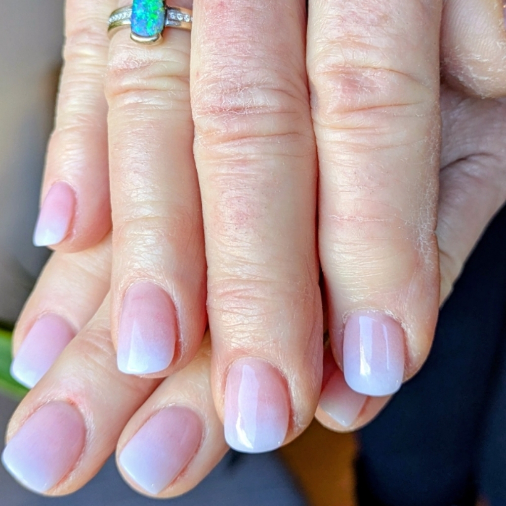 Ombre Nail Art at Nails by Rose in Kittery, ME