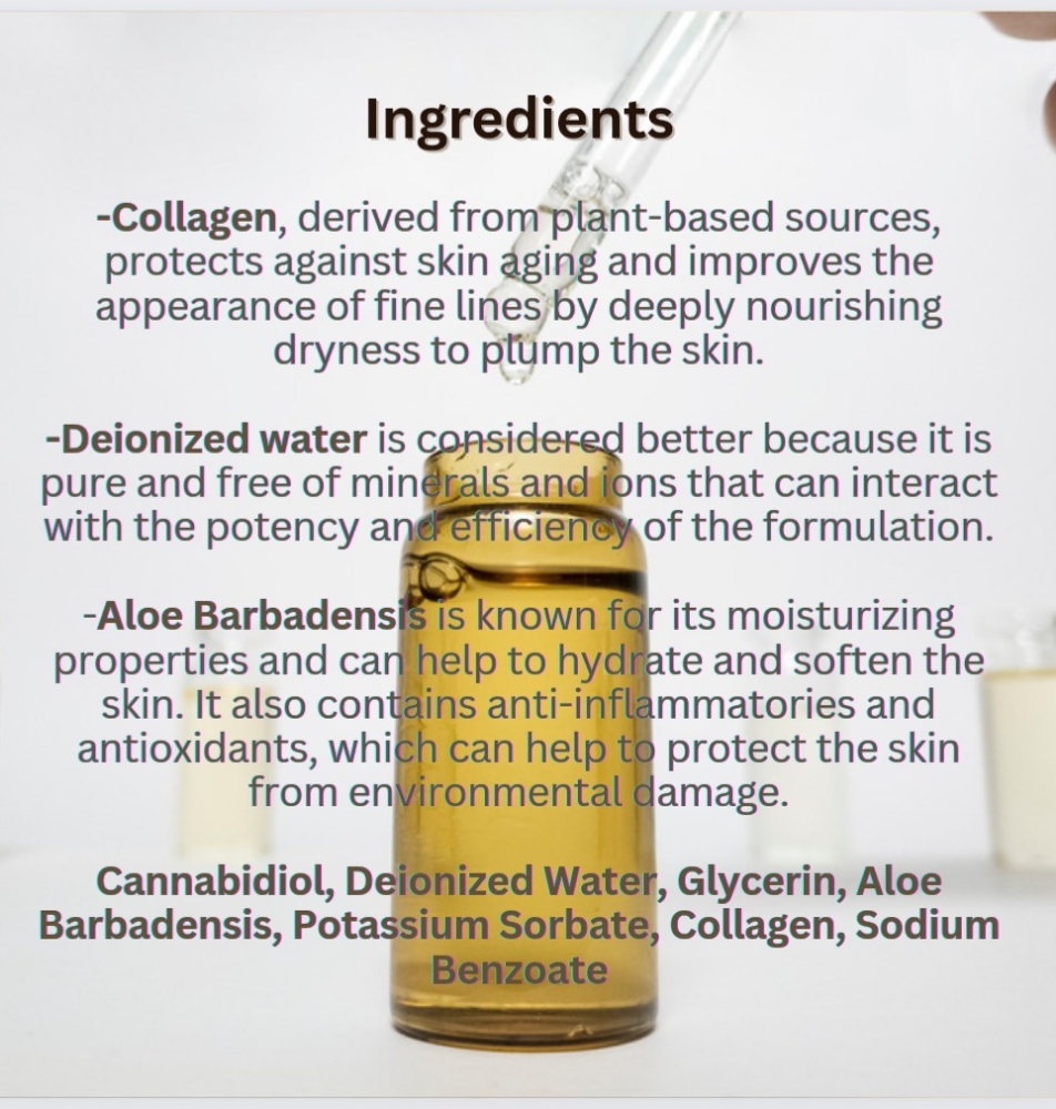 Cannabidiol Serum Skin Treatment