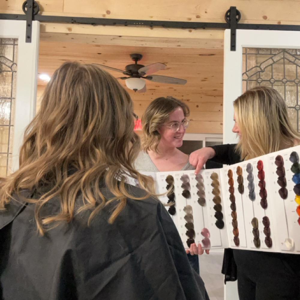 All Over Color With Cut & Style at Beaux Cheveux in Halifax, PA