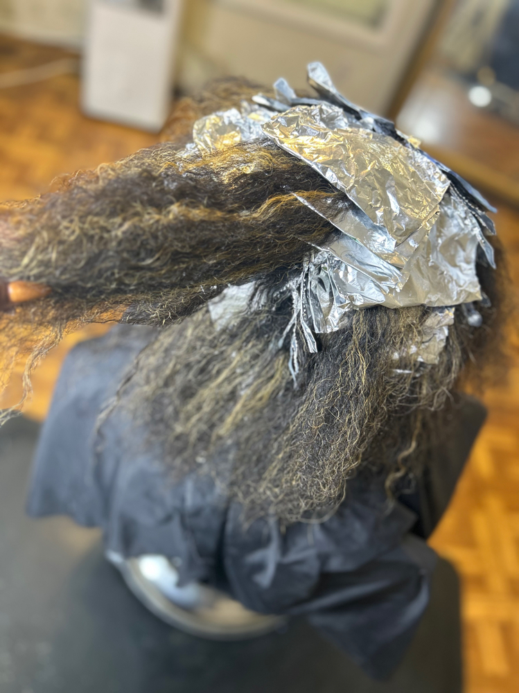 Full Highlights at MANAfestation Trichology Studio in Temple, TX