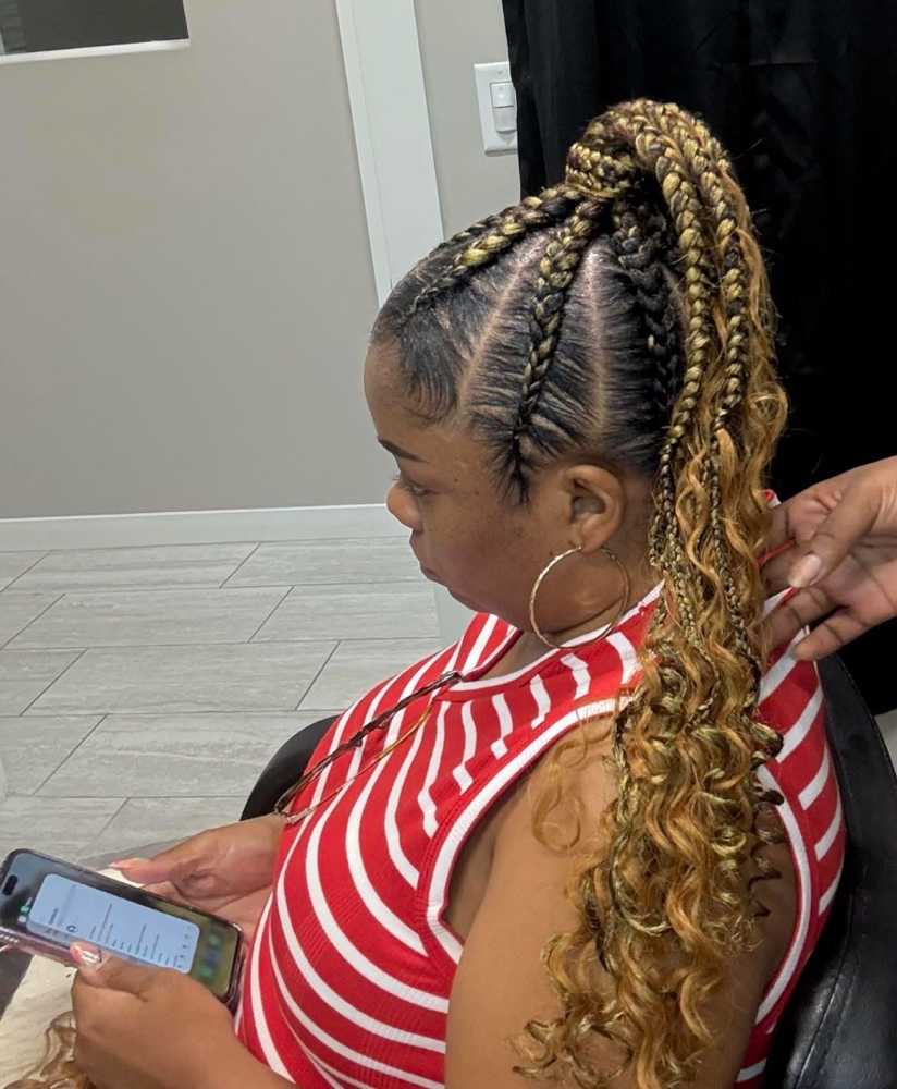Braided Up-do at Do It With T in Euless, TX