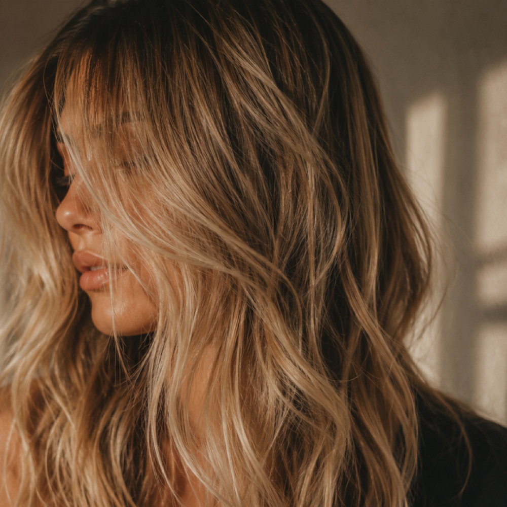 Balayage Highlights at Gloss Haus - A Studio by Stacey Tarr in Omaha, NE