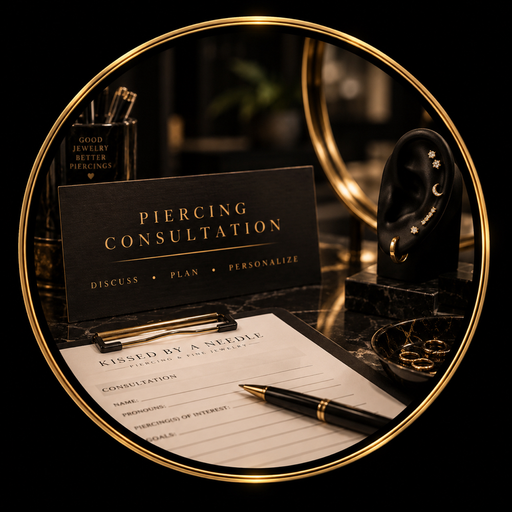 Piercing Consultation at Kissed By A Needle in North Providence, RI