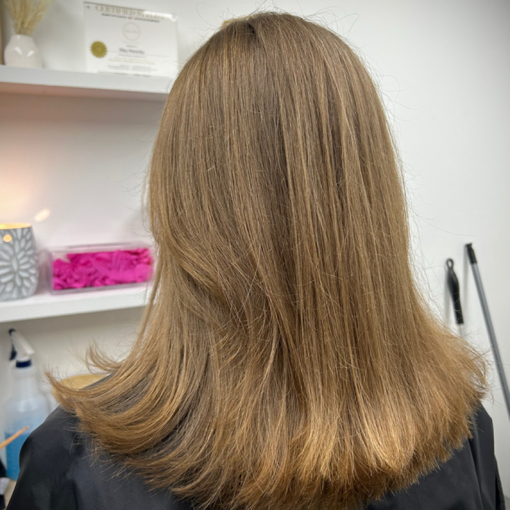 Dry Womens Haircut at hairbyrileyyrenee in Essexville, MI