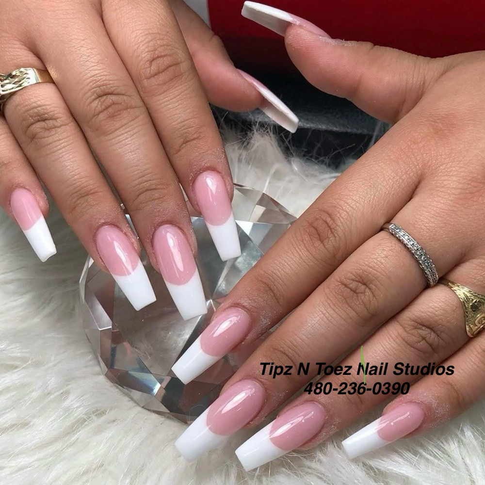 French Tip (Regular) at Tipz N Toez Nail Studios LLC in Arizona, AZ