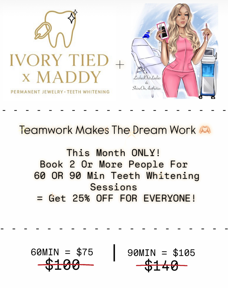 2+/Group Teeth Whitening Deal