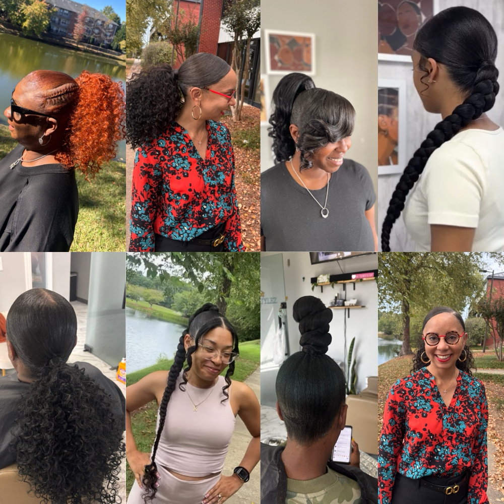 Sleek Ponytail at AB STYLEZ in High Point, NC