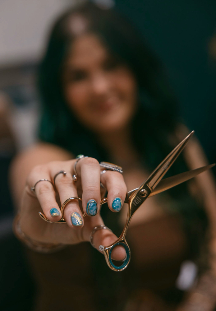 Add on haircut with color