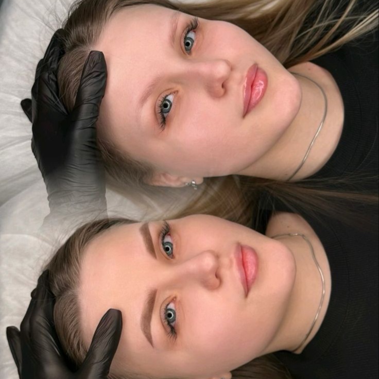 Ombre Powder Brows at The Permanent Makeup Studio NC in Cary, NC