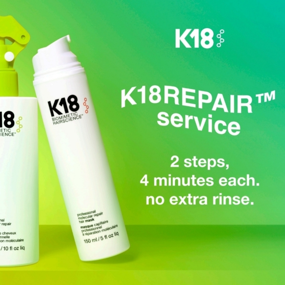 K18 Peptide Treatment at Space Cat Hair Company in Palm Beach Gardens, FL