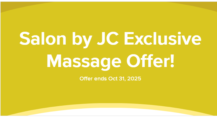Salon By JC Exclusive Massage Offer
