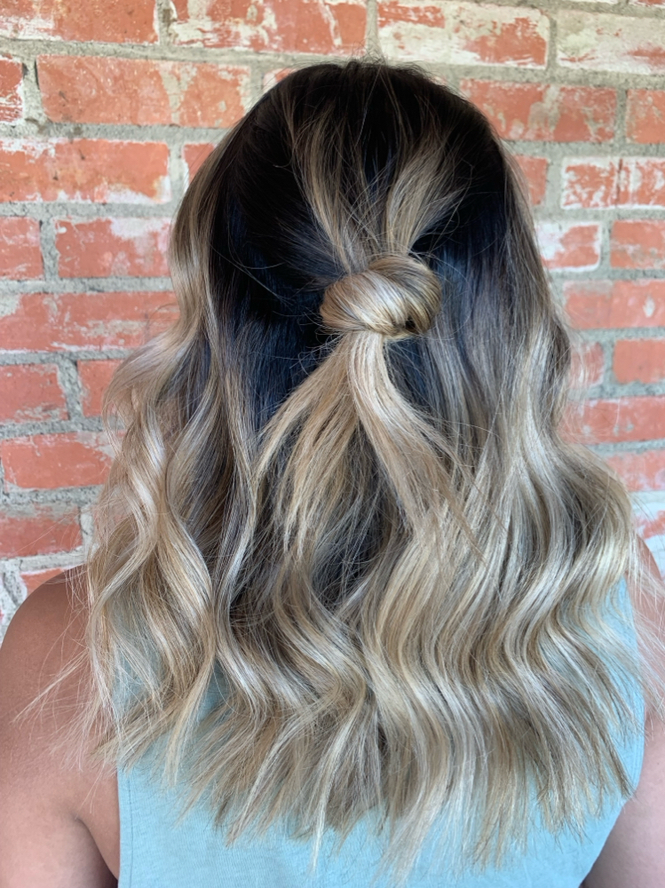 Root Touch Up With Highlights
