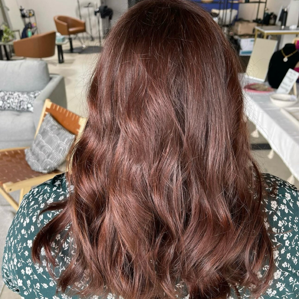 Base Color Retouch + Blowdry