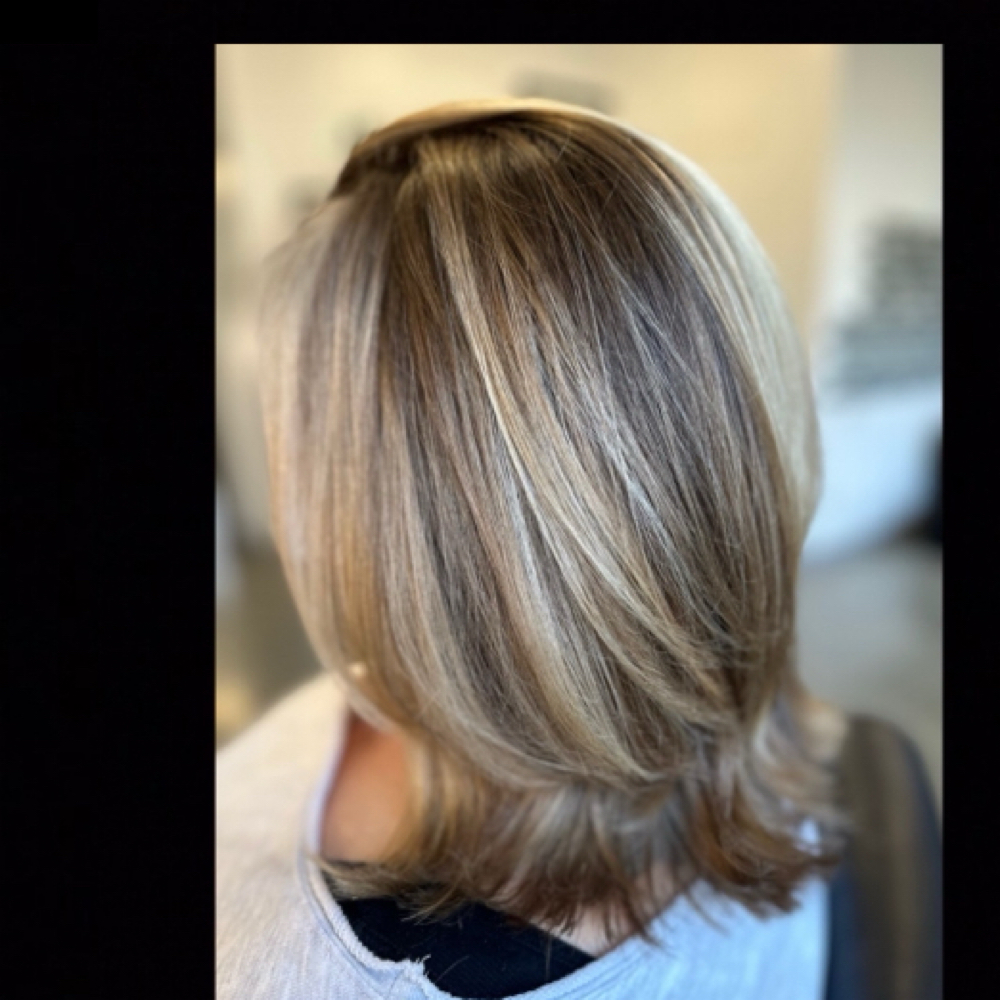 Partial Highlight at Solo Salon in Port Townsend, WA