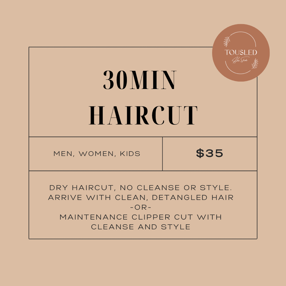 30min Haircut