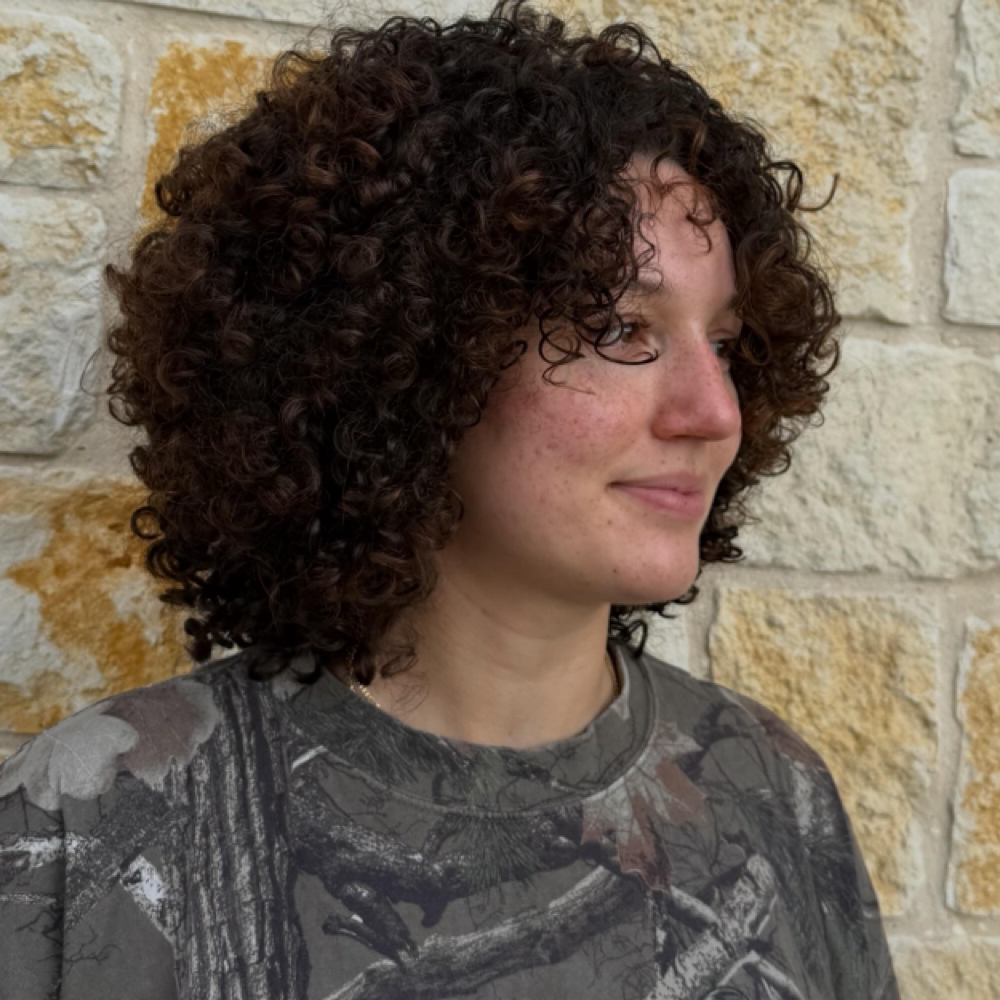 In Depth Curly Cut & Style at Via Styled It in Temple, TX