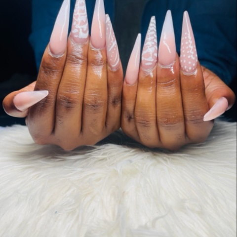 OMBRE' XL Full Set at Pretty N Polished Nails by Mi Mi in Suffolk, VA