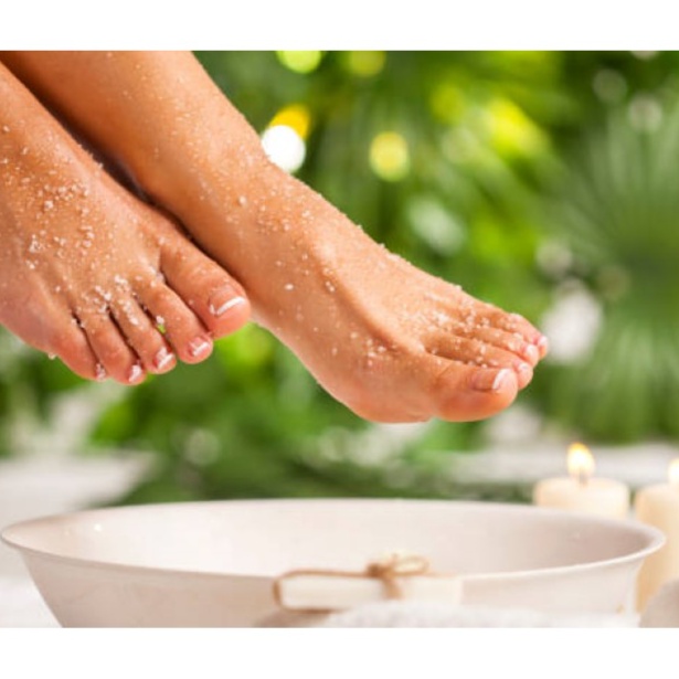 Sugar foot scrub at Jennifer Parks LMT in New Castle, KY