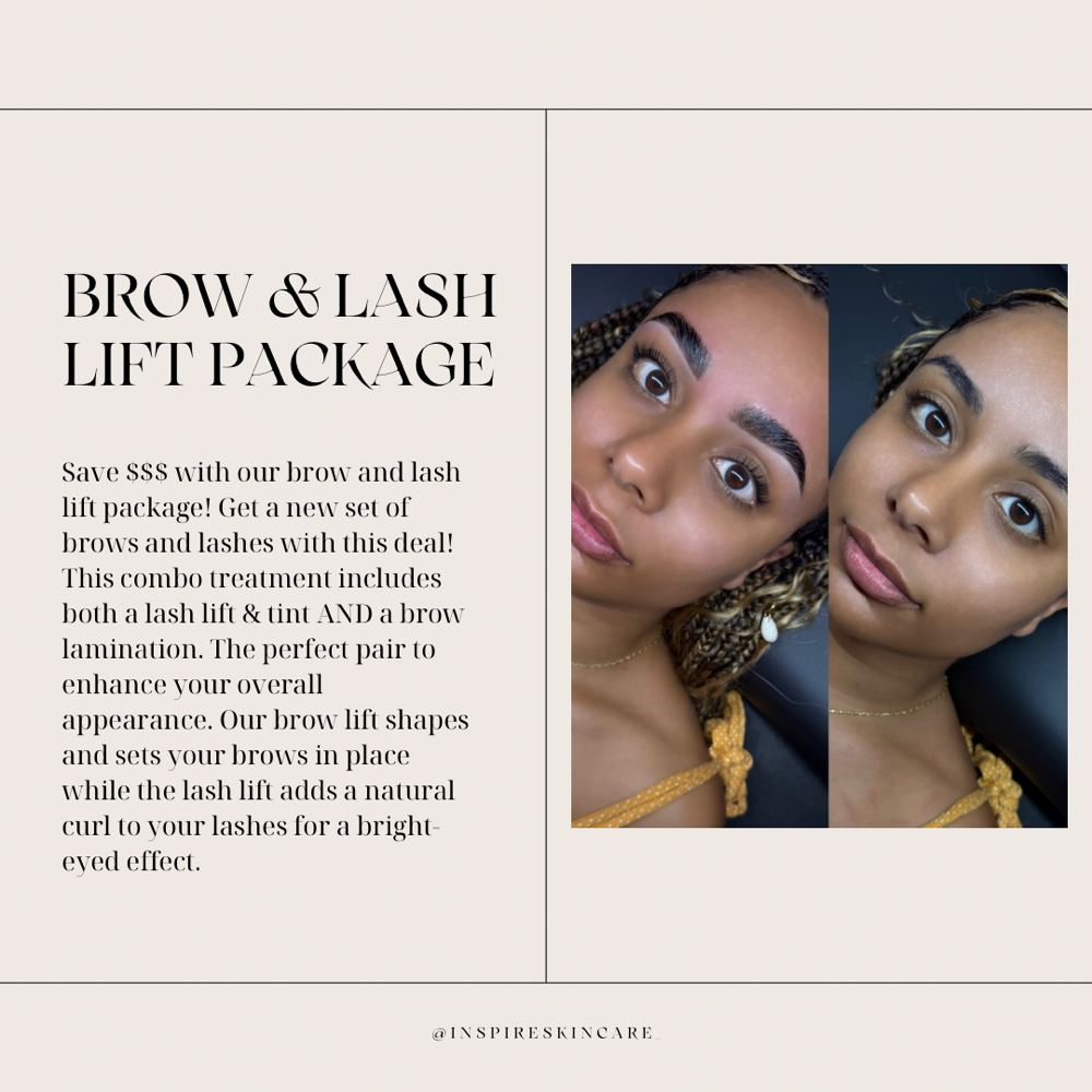 Brow & Lash Lift Package