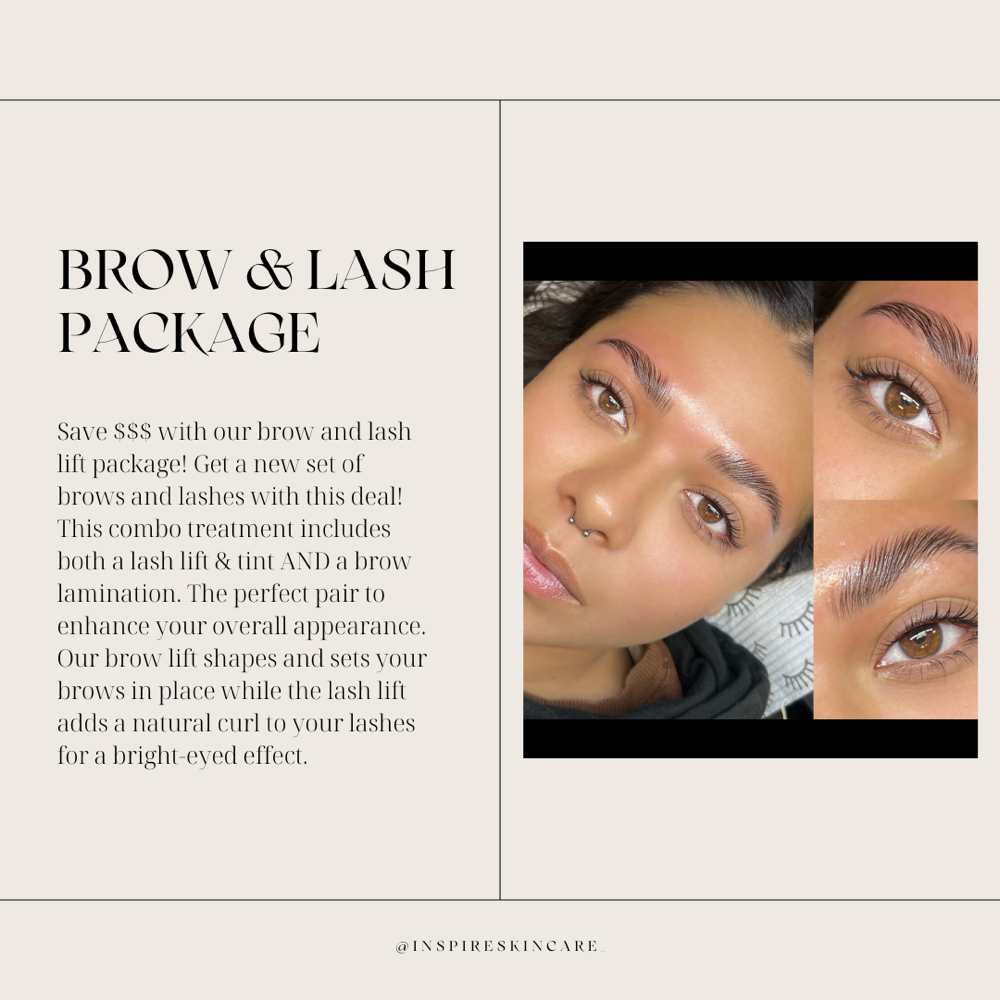 Brow & Lash Lift Package