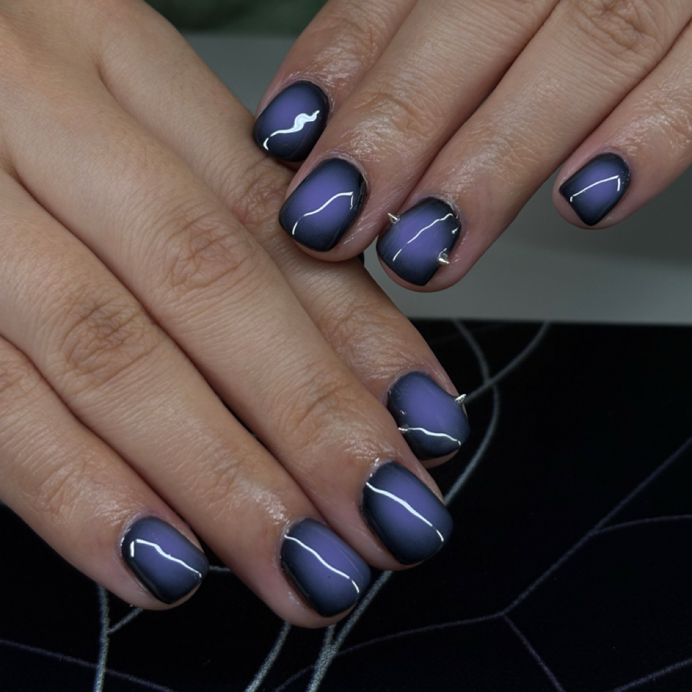 Structured Mani at Nailed By Vercelly in Woodland Hills, CA