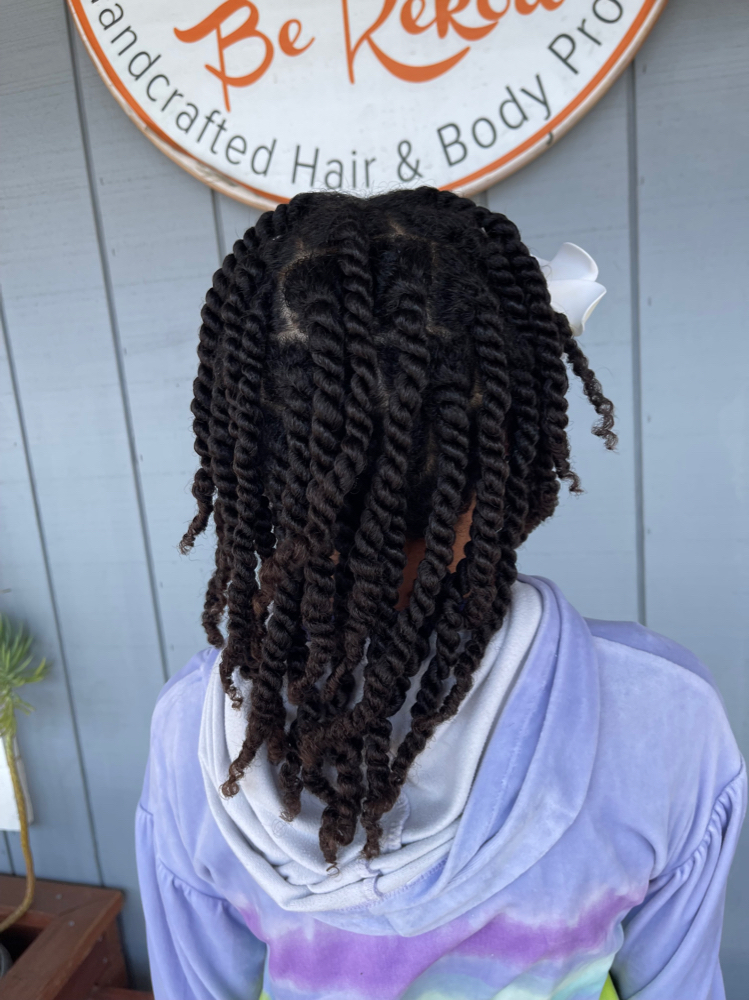Custom Curly Cut With Twists