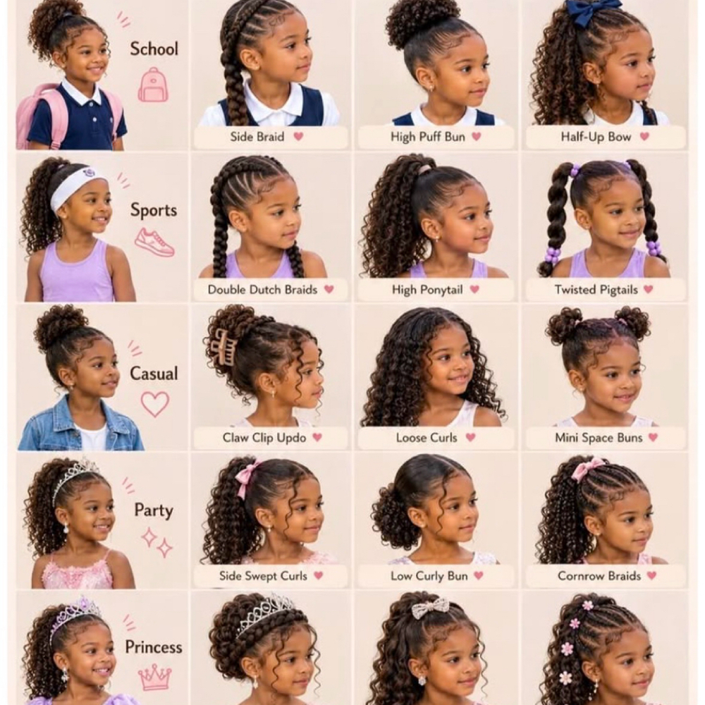 Hair Style at Pegasus kids hair studio in Yakima, WA