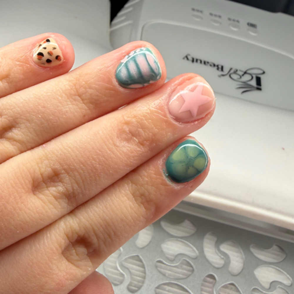 Basic manicure at Katelynn's nail corner in youngstown, OH