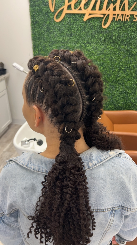 Specialty Cornrows (Feed In)