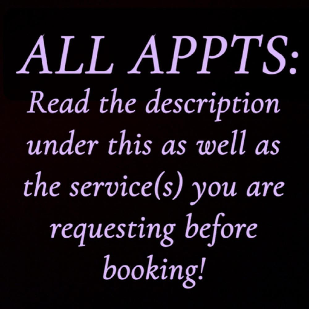 PLZ READ! Info For All Appts Below! at Piercings By Jenn in Binghamton, NY