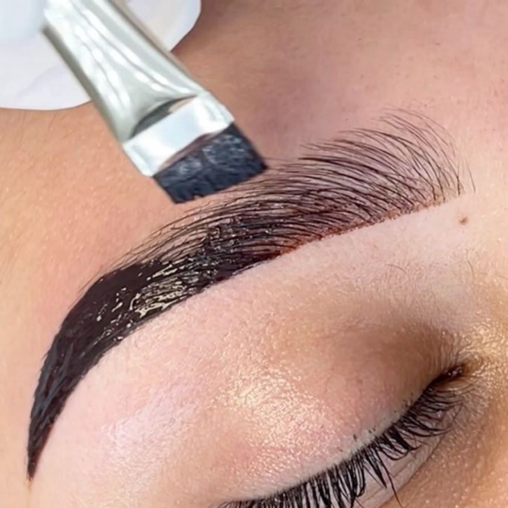 Brow tint with Brittney at Glossed Beauty Bar in Fort Myers, FL