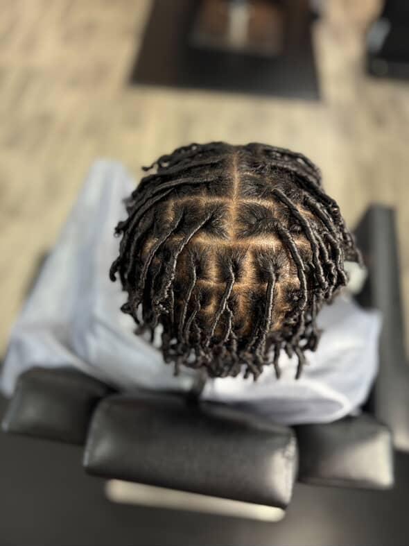 Starter Locs (Short To Medium Hair) at Tanya Chamberlain in Stockton, CA
