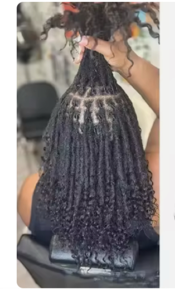 Instant Locs with Extensions