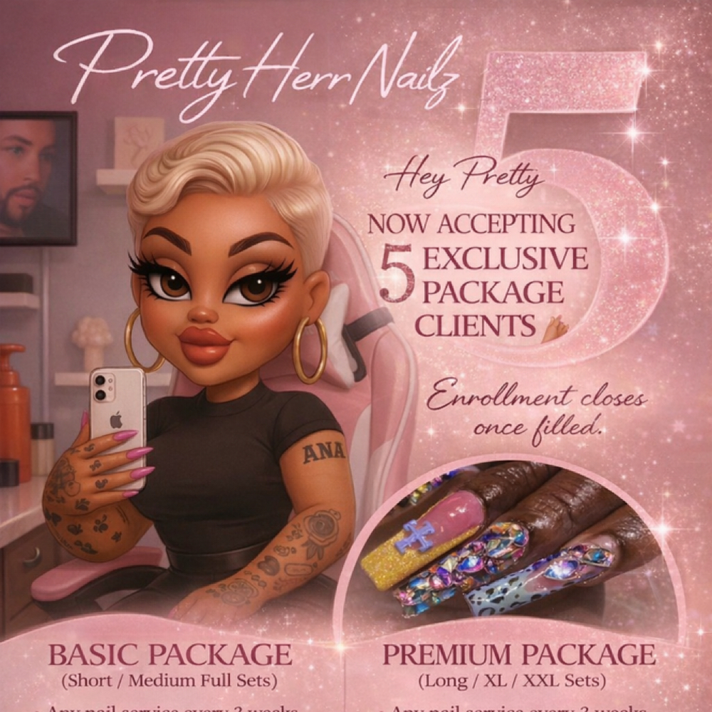 Premium Package 1 Year at Pretty Herr Nailz in York, PA