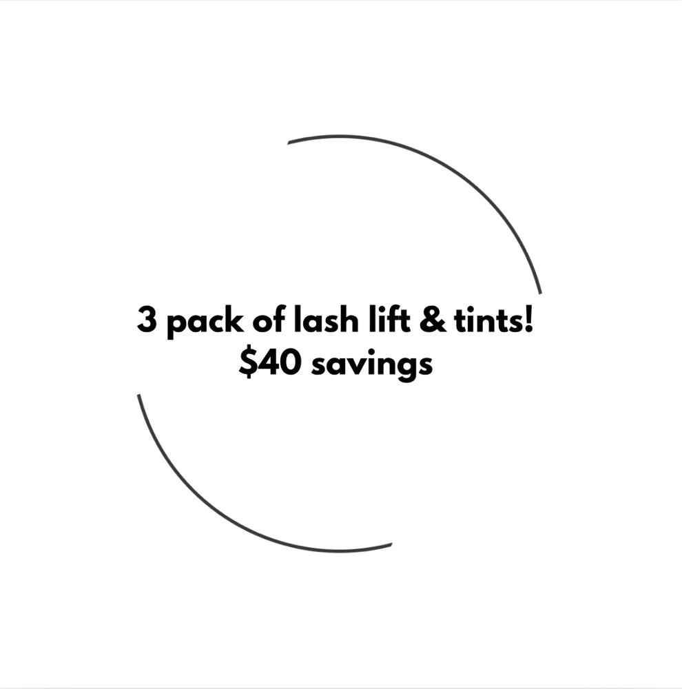 3 Pack Of Lash Lifts & Tints