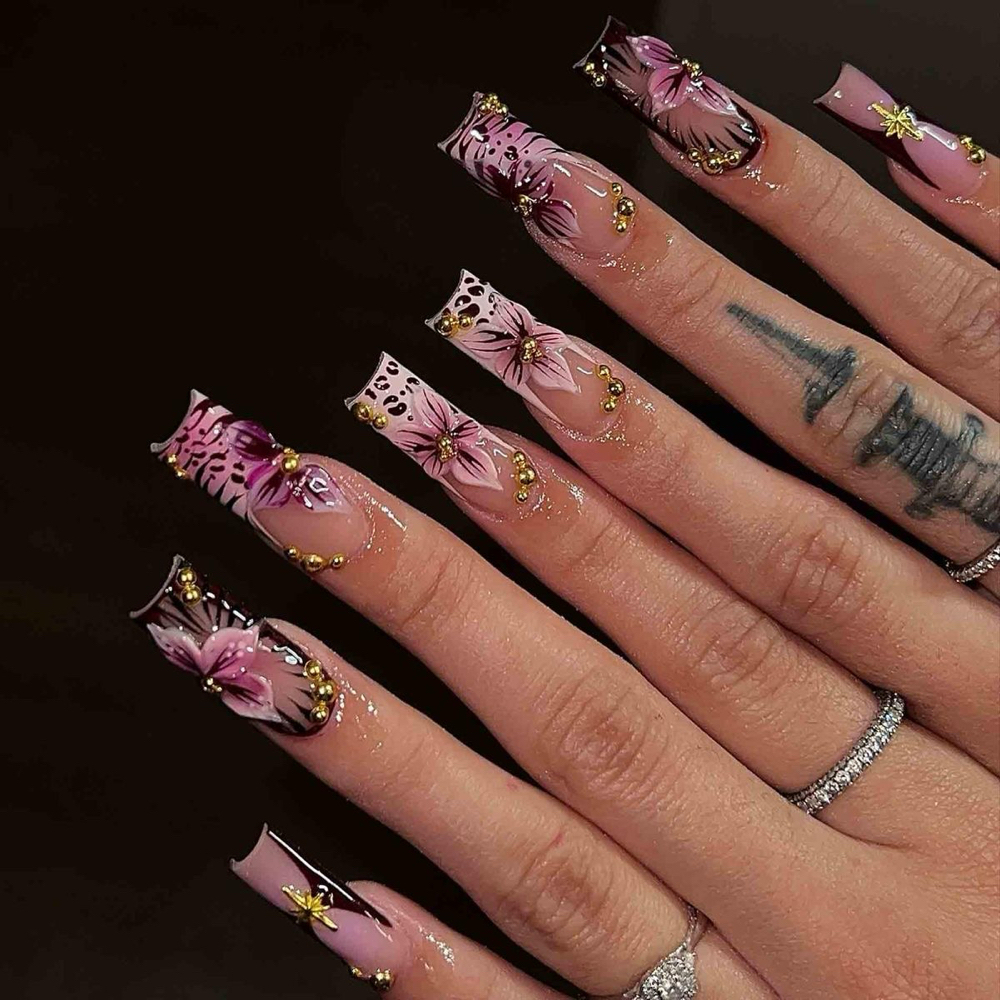 Medium Freestyle Fullset at Natis Nail Spa in San Marcos, TX