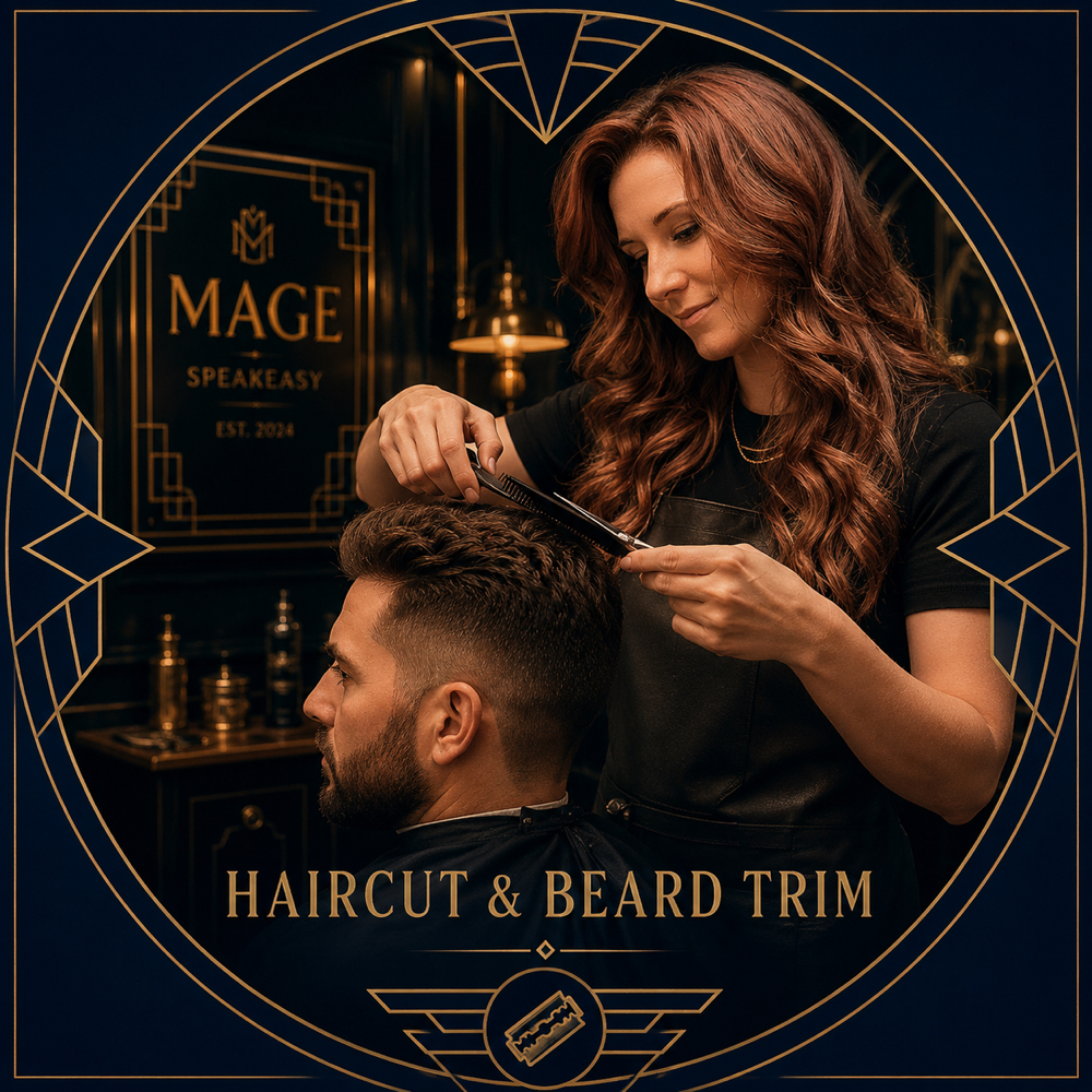 Men’s Haircut & Beard Trim at Mage Salon in West Des Moines, IA