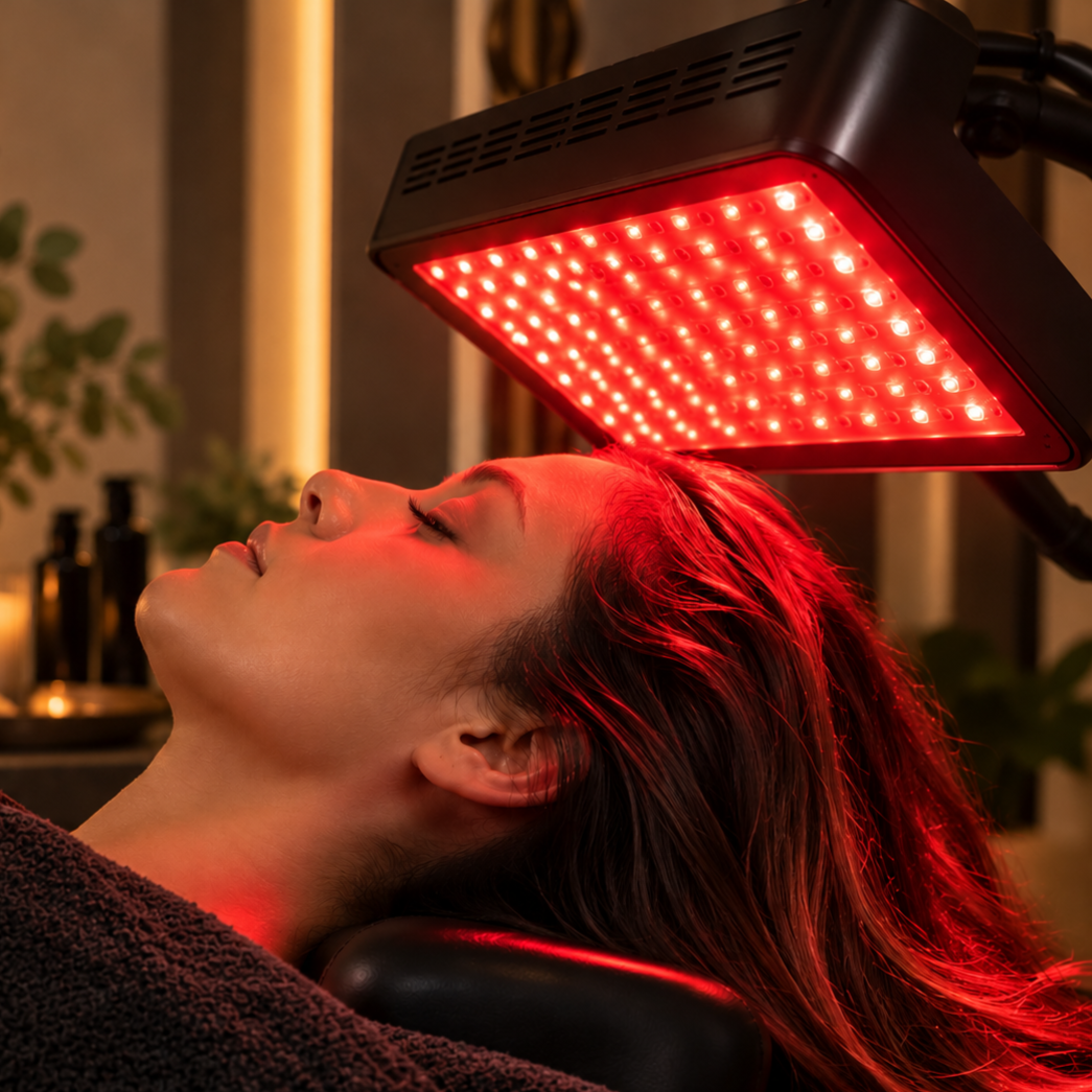 Red Light Therapy at The Heiwa Head Spa in Fort Myers, FL