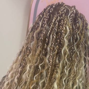Fulani Bohemian Braids blend at Boujae Beauty Bar in Philadelphia, PA