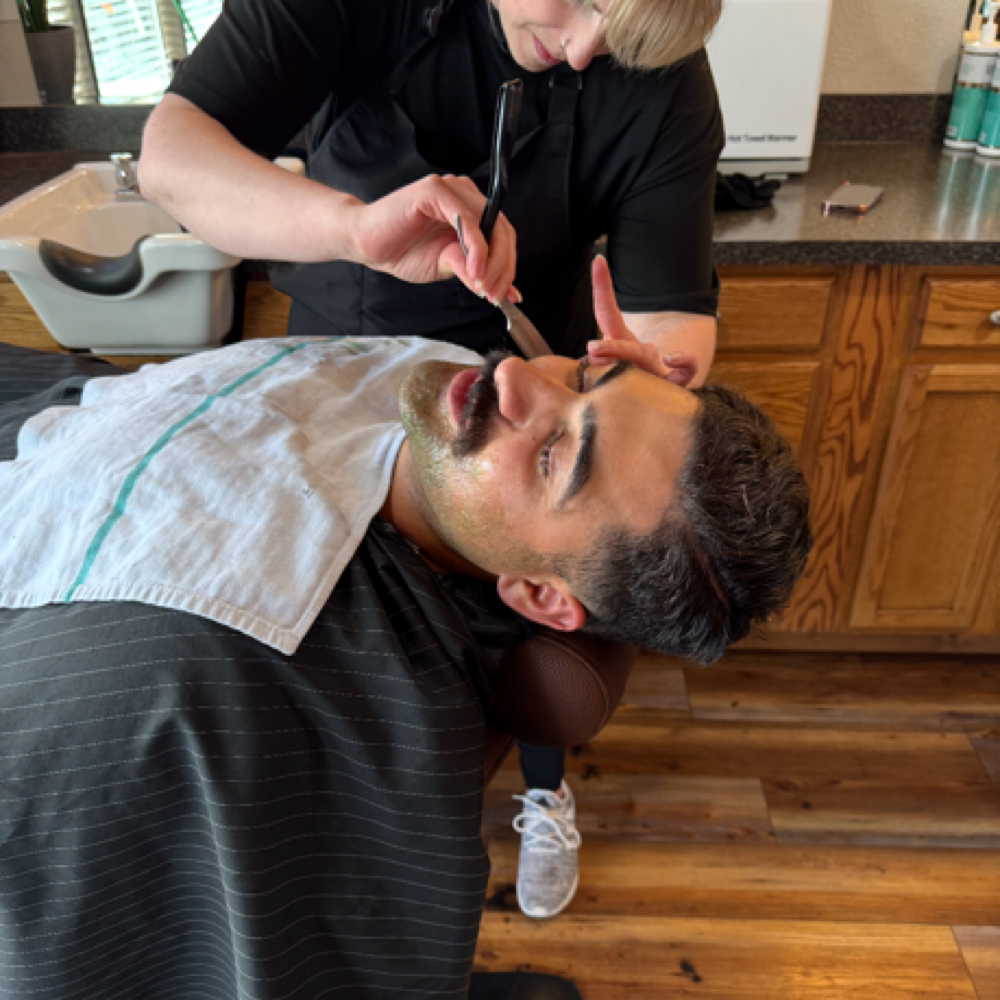 Haircut and Straight Razor Shave at Madison’s Barber Studio in Wasilla, AK