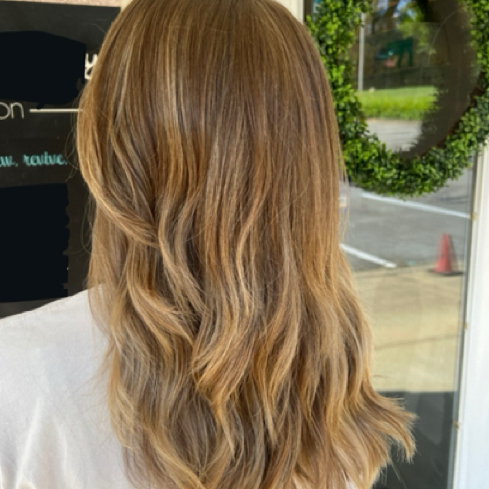 Roots With Full Foilayage at Elysie Rae Hair Studio in Kennesaw, GA
